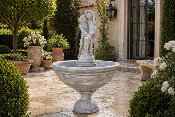 Young Lover's Concrete Water Fountain